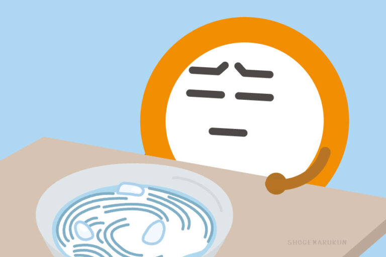 そうめん食べ過ぎ